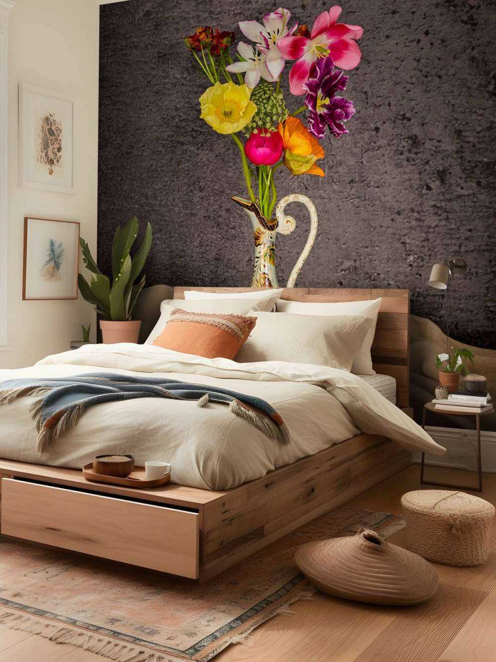 Blommor i klassisk vas