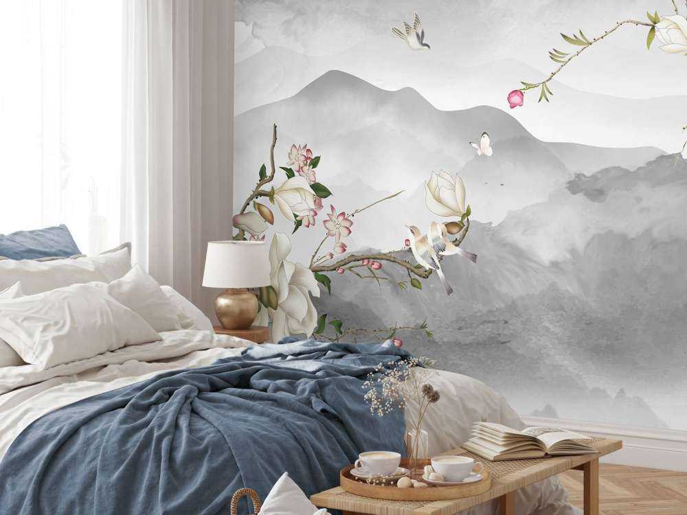 Gråa berg och kullar