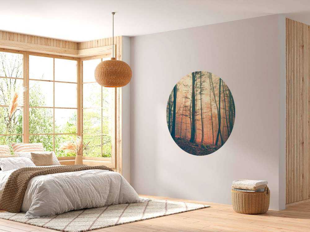 Vintage färger skog