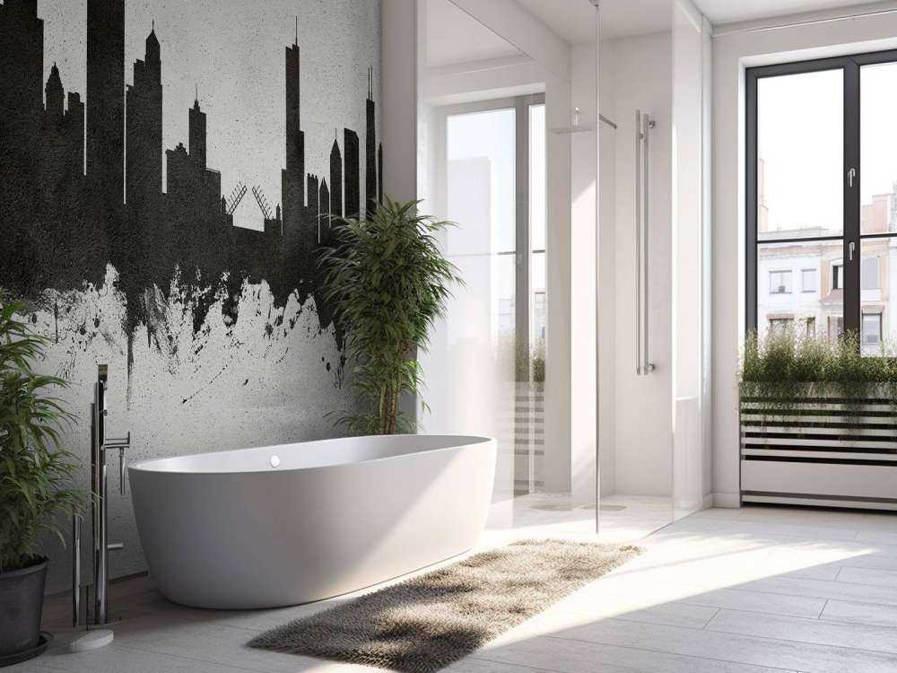 Akvarell silhuett, Chicago