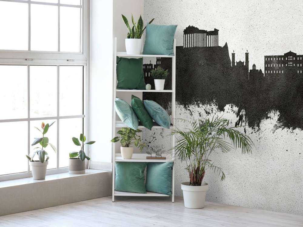 Akvarell silhuett, Aten