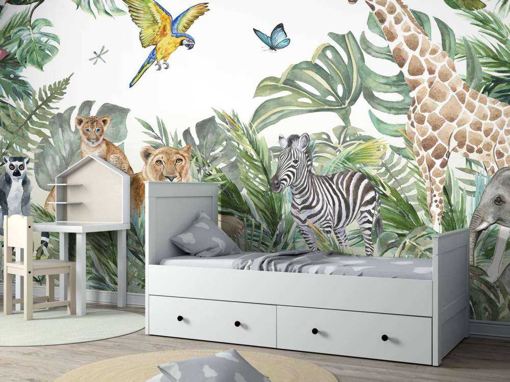 Vilda djuren i djungeln