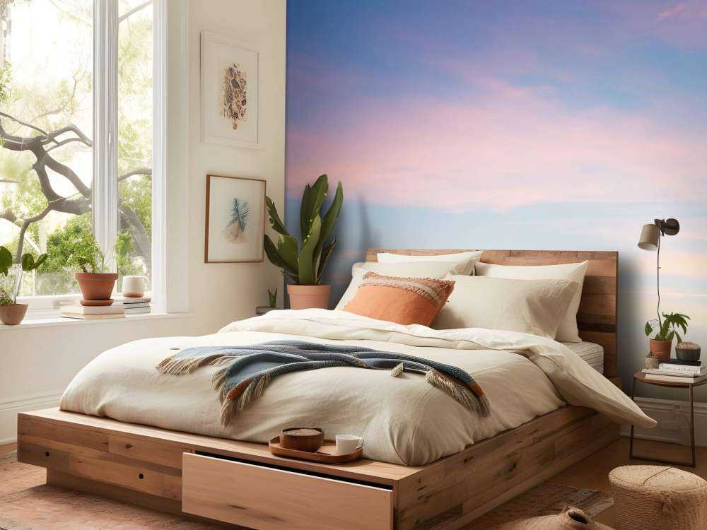 Himmel med mjuka färger