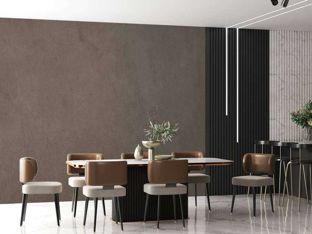 Läder i Taupe