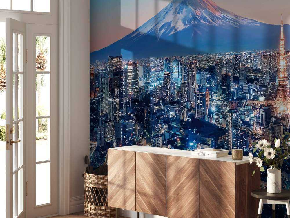 Tokyo i solnedgången