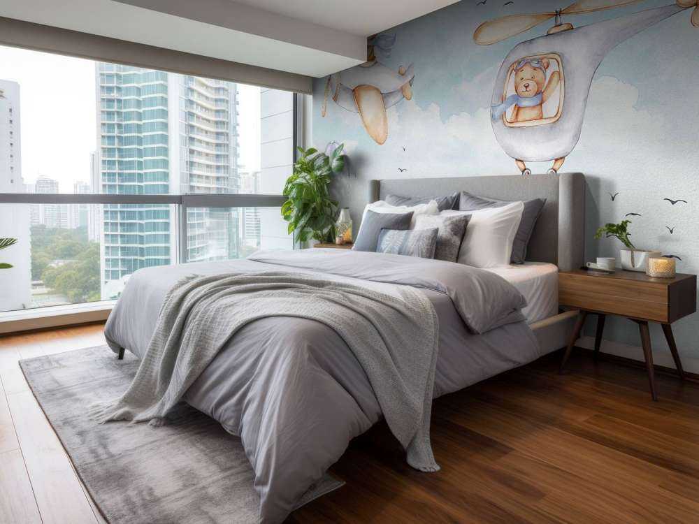 Björnar i himmelsblått