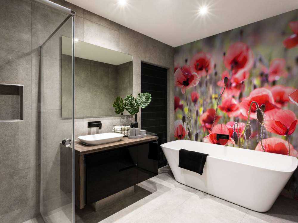 Vallmo med vintageutseende