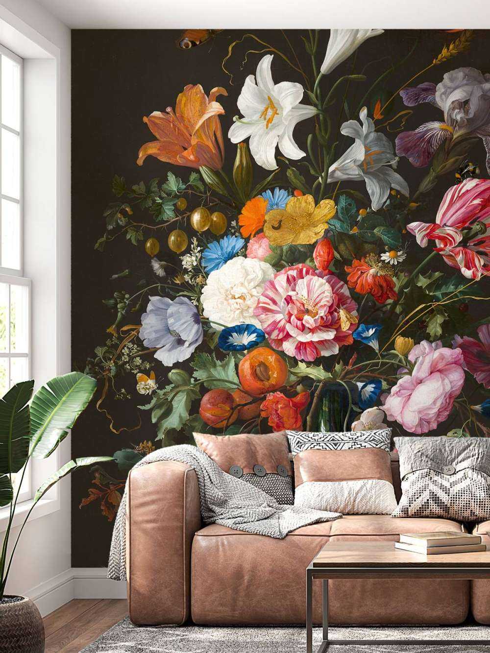 Vas med blommor
