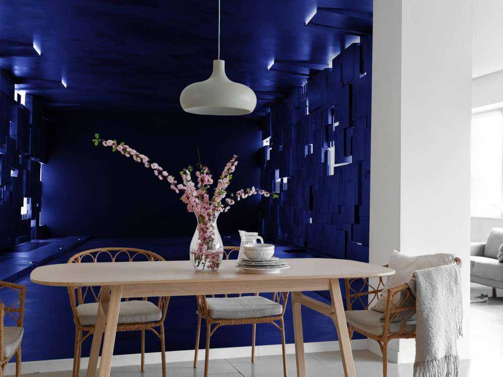 Modernt futuristiskt rum