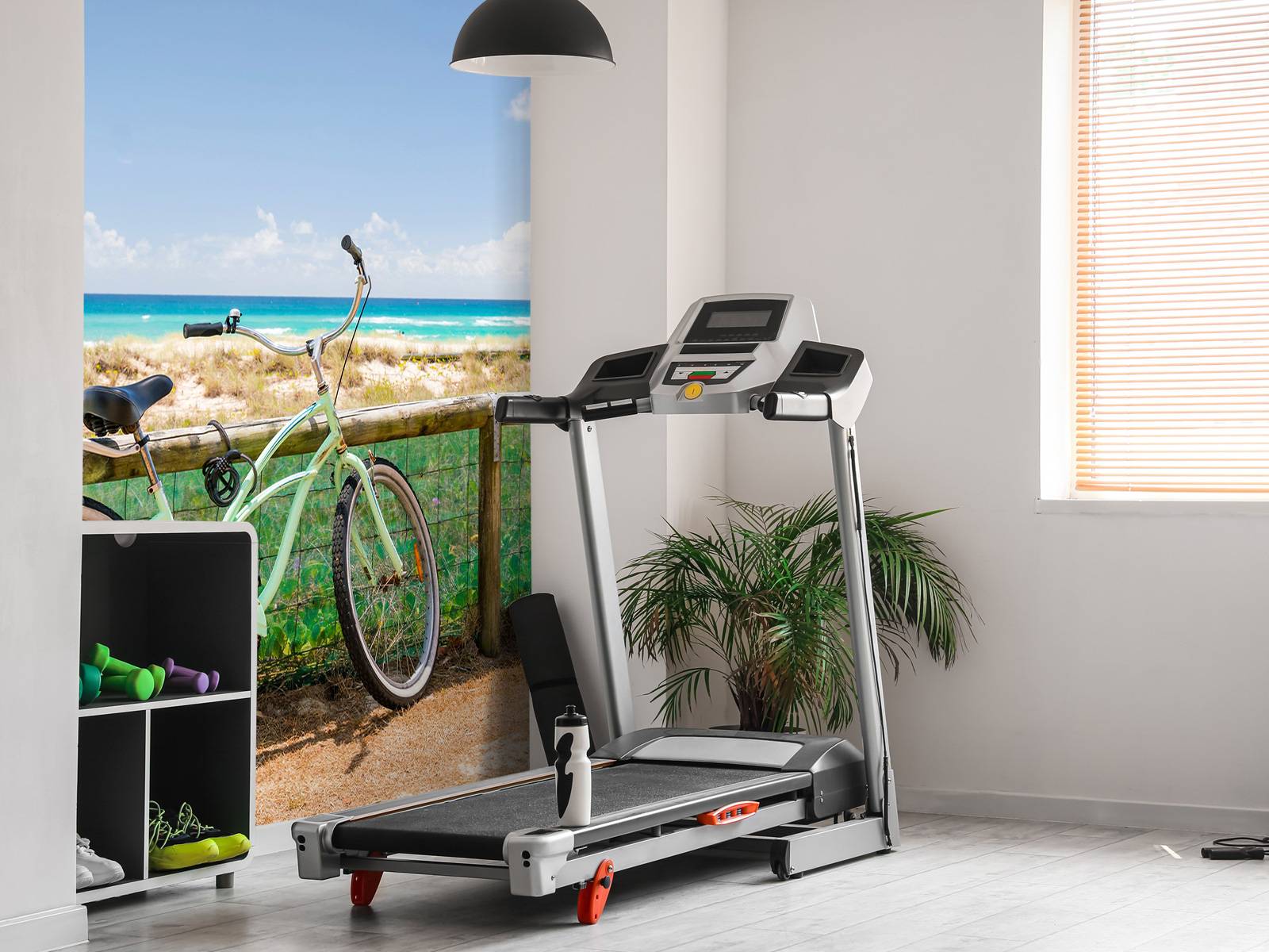 Cykel vid stranden