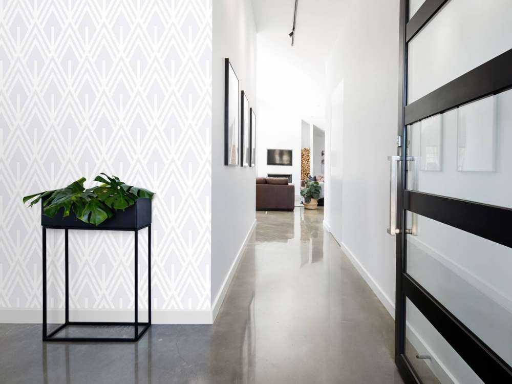 Grå Vintage Art Deco