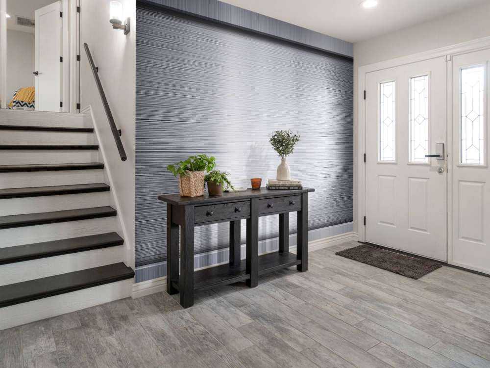 Metallplatta i borstad aluminium