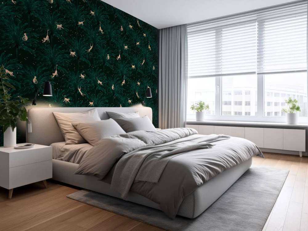 Tropiska apor - grön