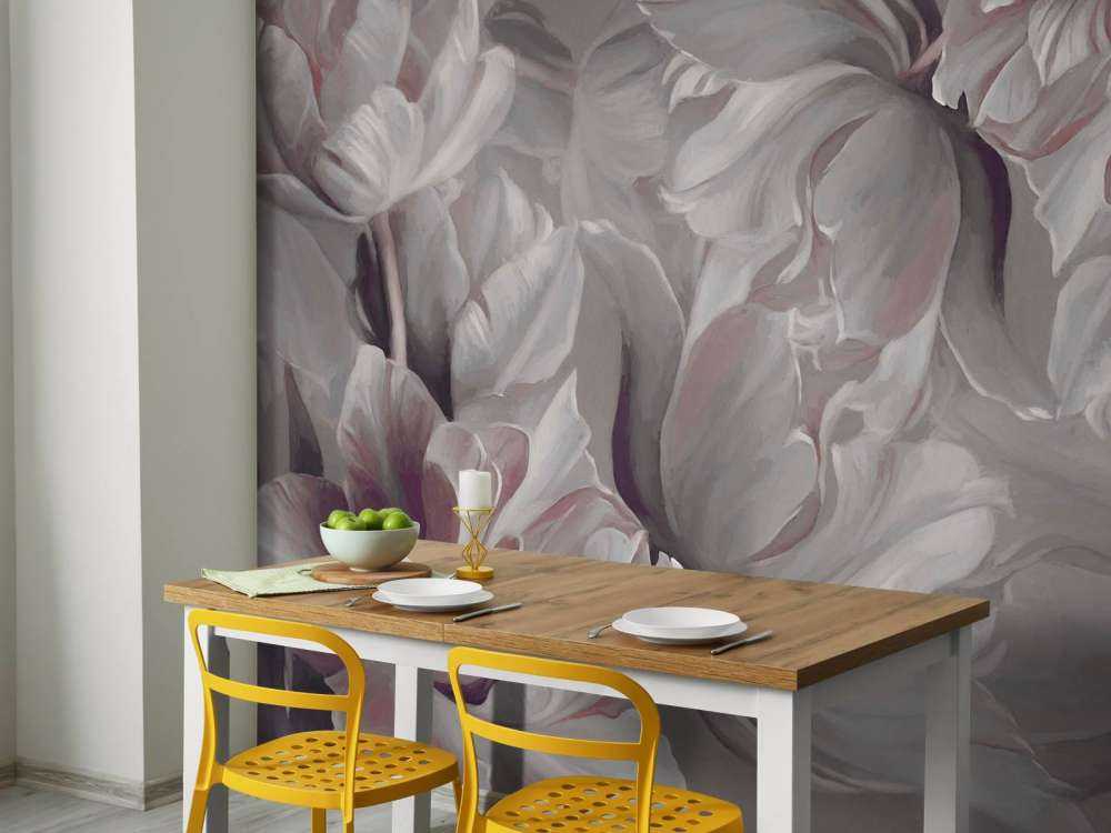 Store Tulipaner Grå