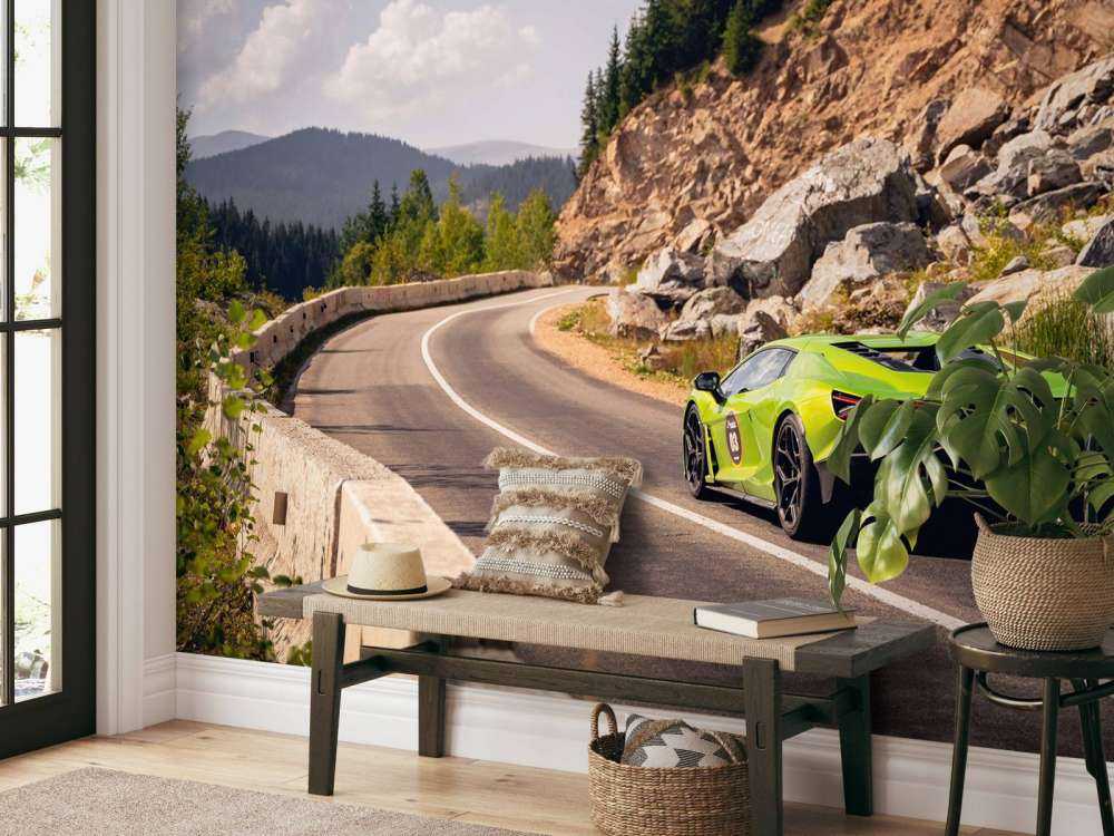 Lamborghini Revuelto i bjergene