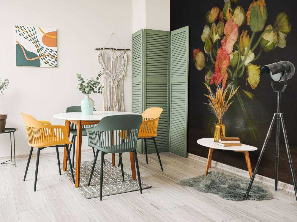 Malerisk blomsterbuket