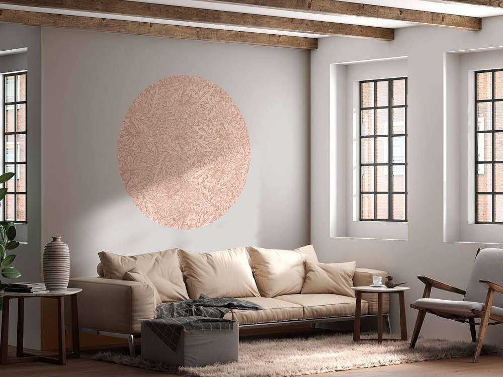 Morris blomster og blade - beige