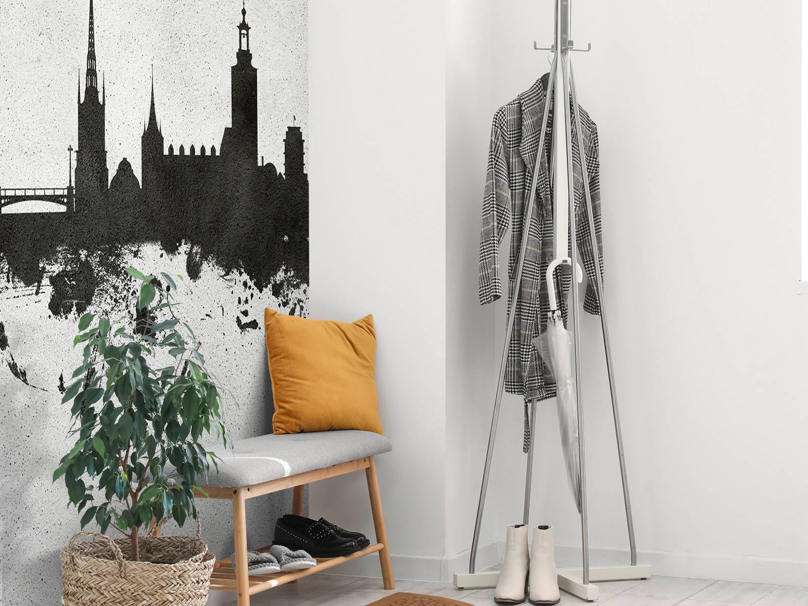 Akvarel skyline, Stockholm