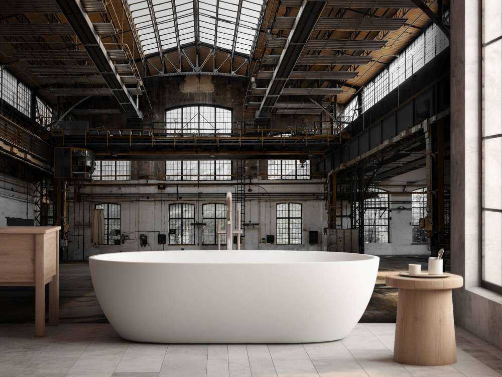Forladt industrihal