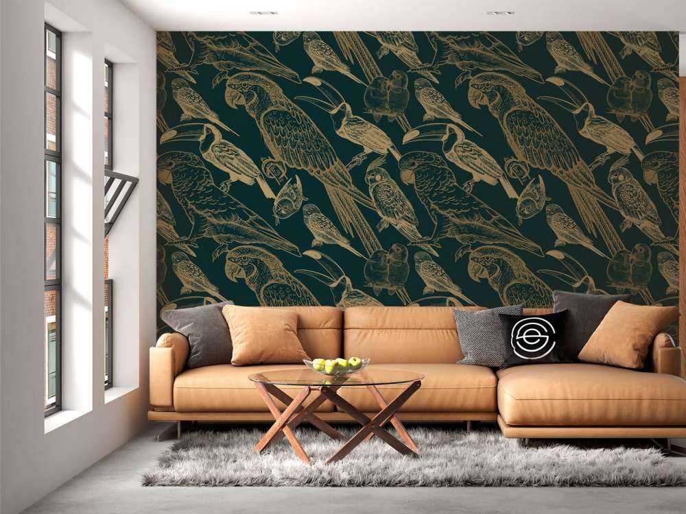 Papegøje og Toucan mønster