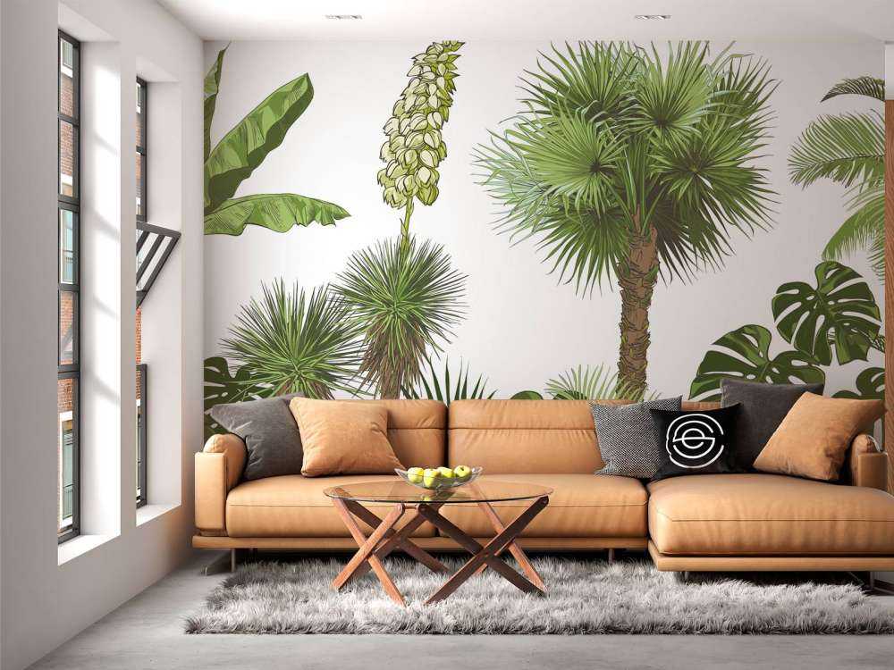 Grønne tropiske planter