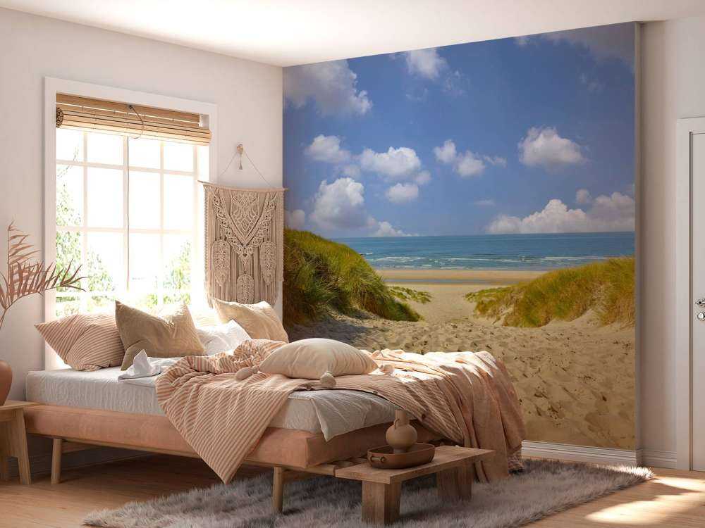 Indgang til stranden fra klitterne