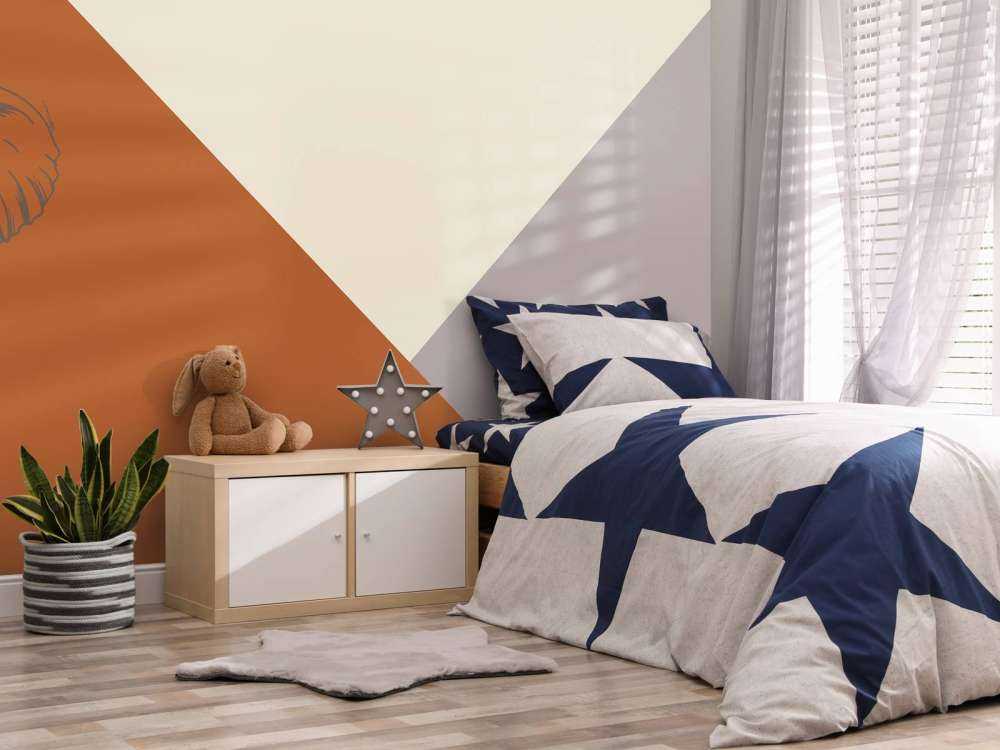 Rustne trekanter med elefant