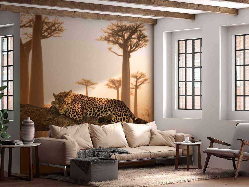 Sovende leopard