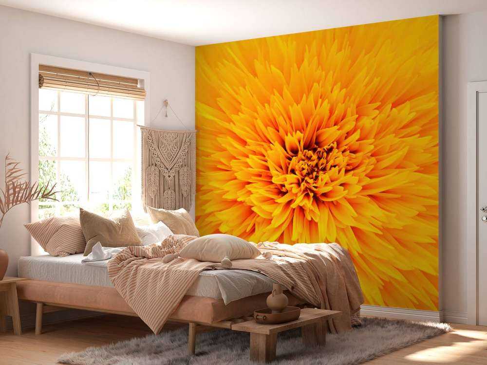 Gul blomst