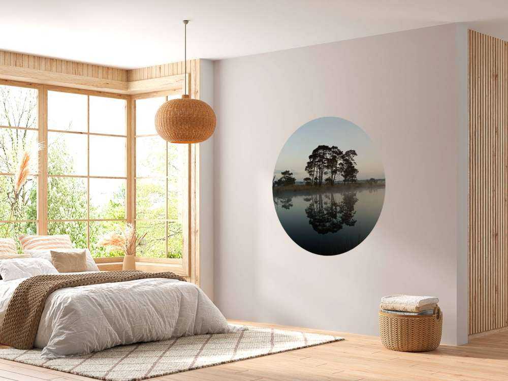 Træer langs skovområder