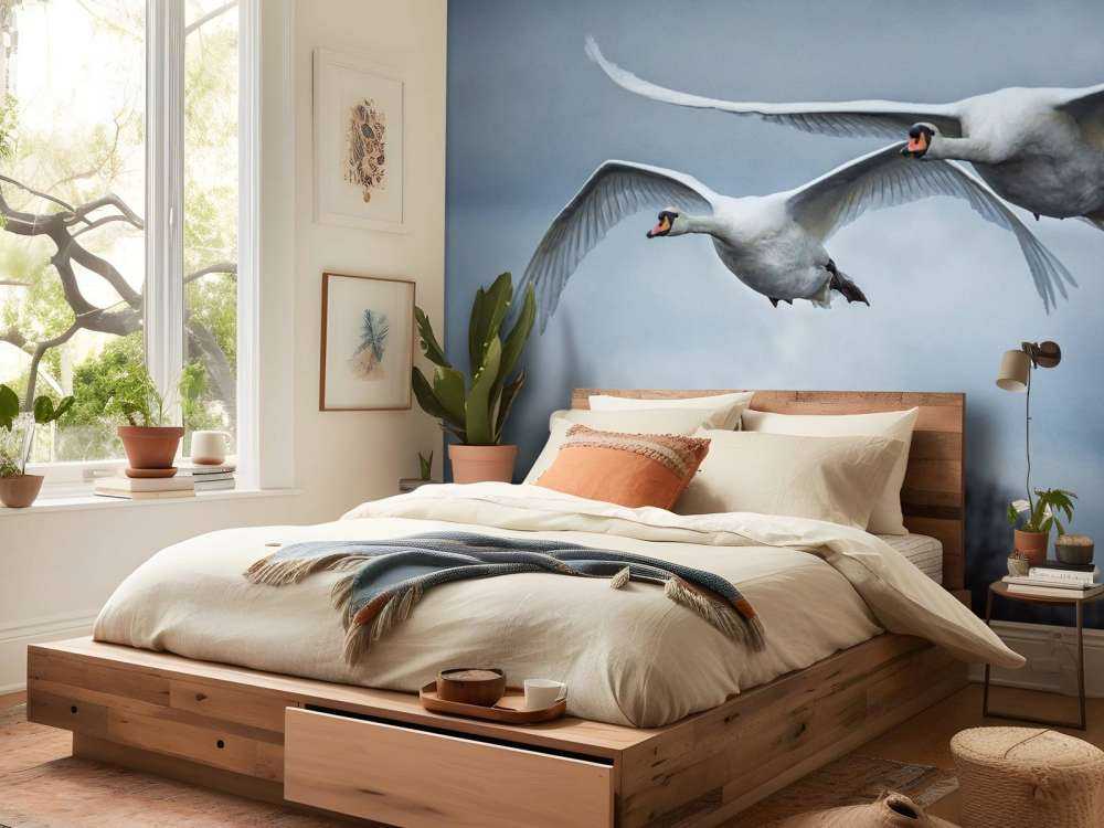 Flygende svaner