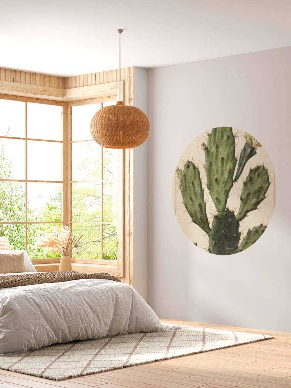 Blomstrende fikenkaktus