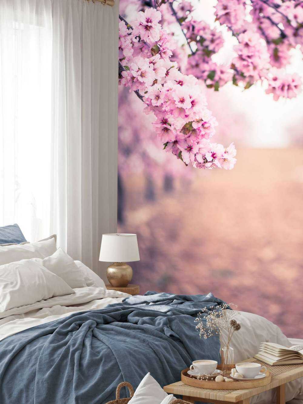Lilla japanske blomster
