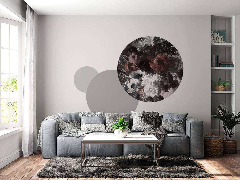 Stort bukett med anemoner rosa