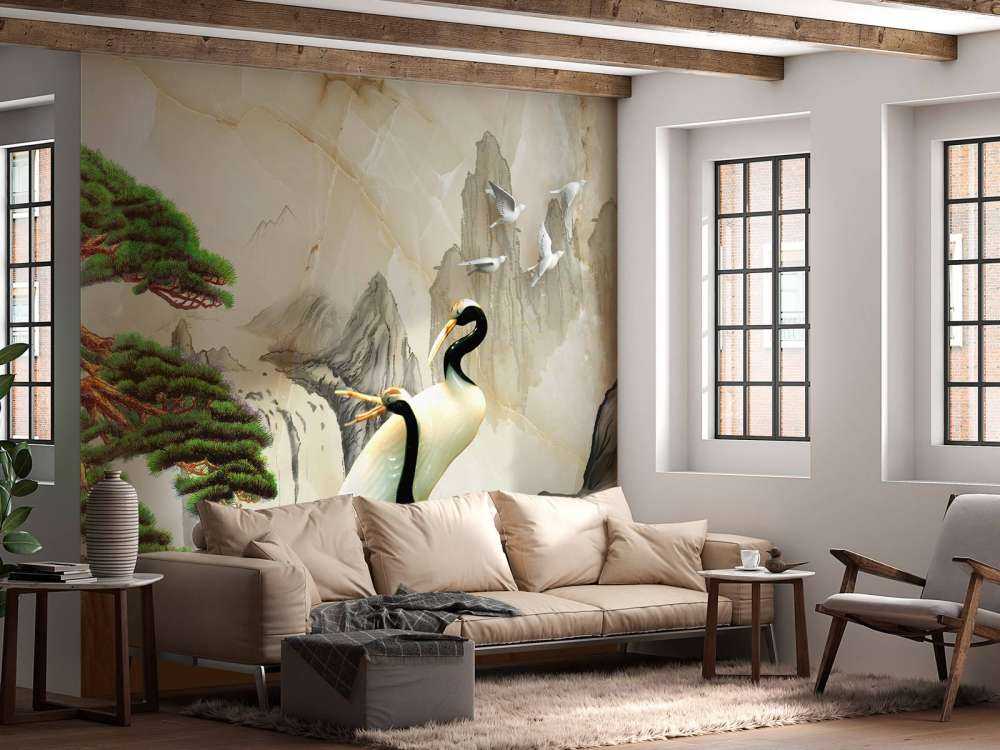 Kraner i en fantasiverden