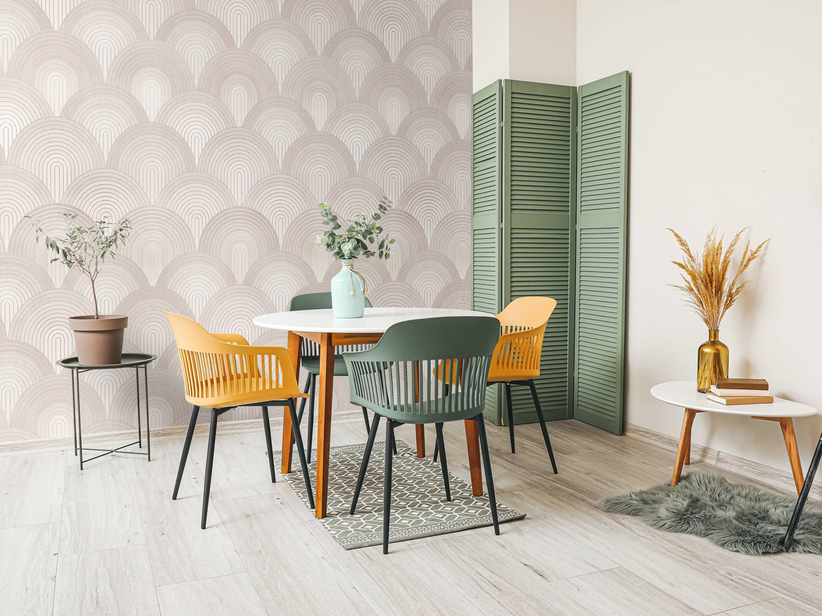 Boho ombre buer - nøytral beige