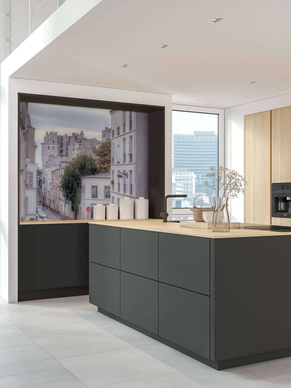 View of streets in Paris, France