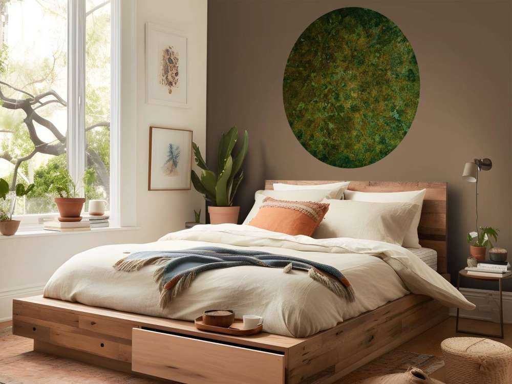 Groen metalen oxidatie structuur