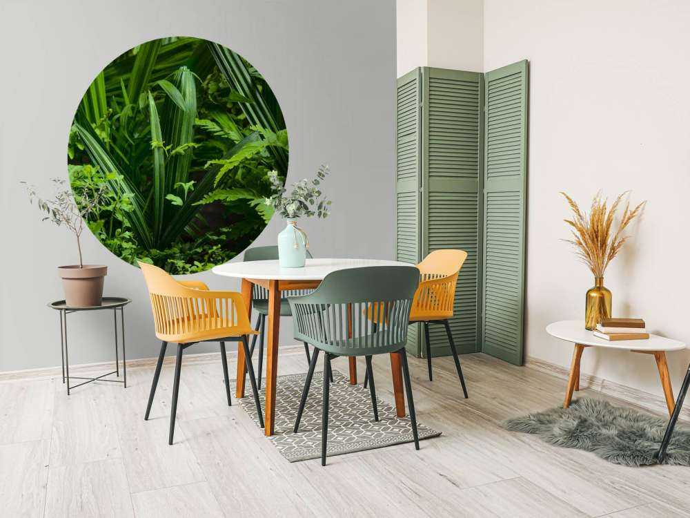 Panorama med planter
