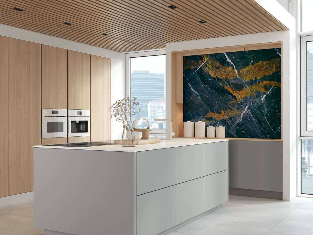 Sprukket marmor flammet marmor