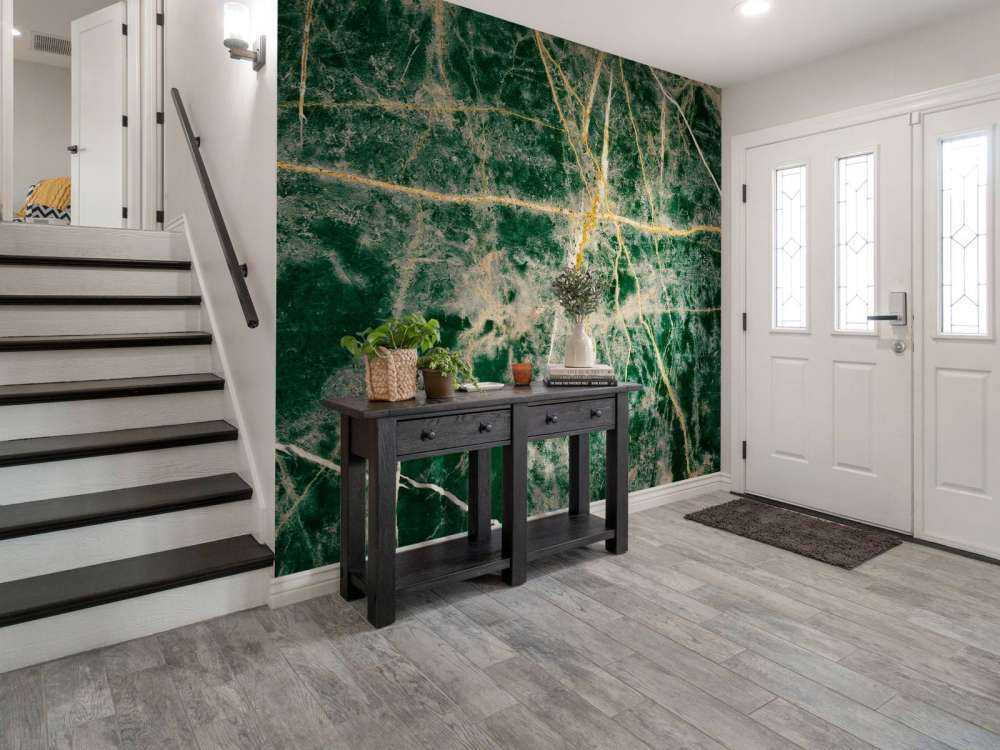 Robust grønn marmorgrønn