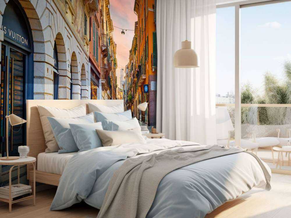 Handlegate ved soloppgang