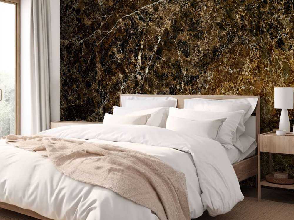 Marmor med gullstruktur