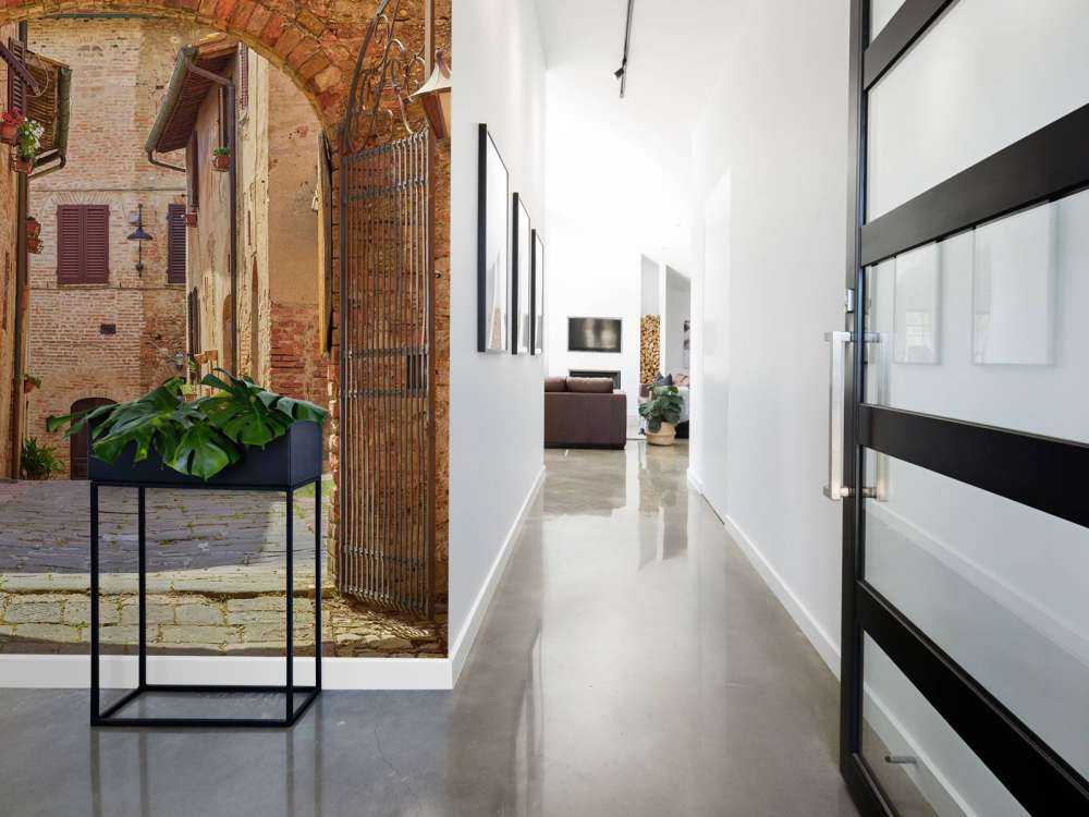 Gate med bue og port