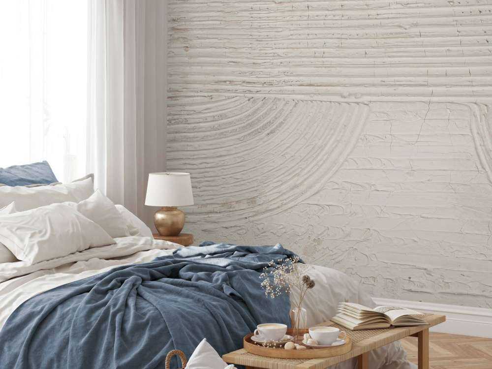 Linjer og strukturer i off white