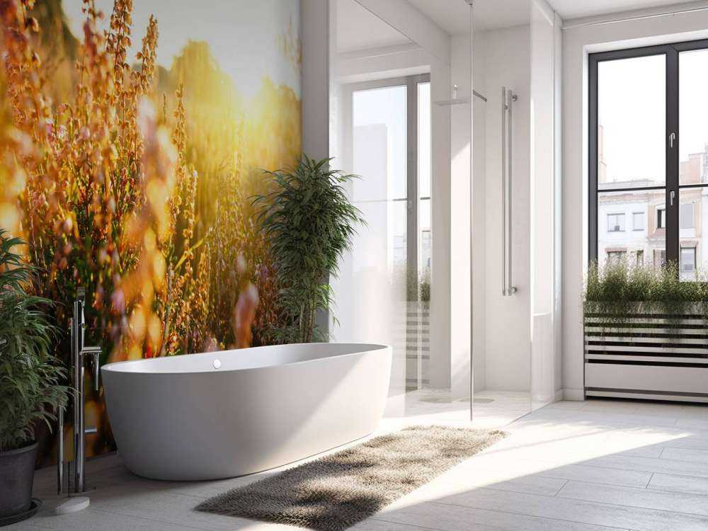 Nærbilde av lyngplante