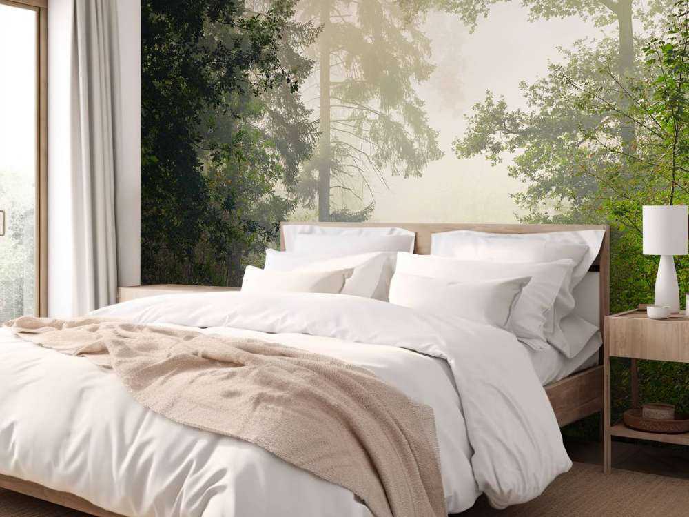 Veien gjennom tåkete skog