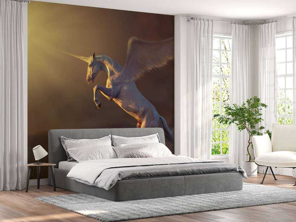 Enhjørning med vinger