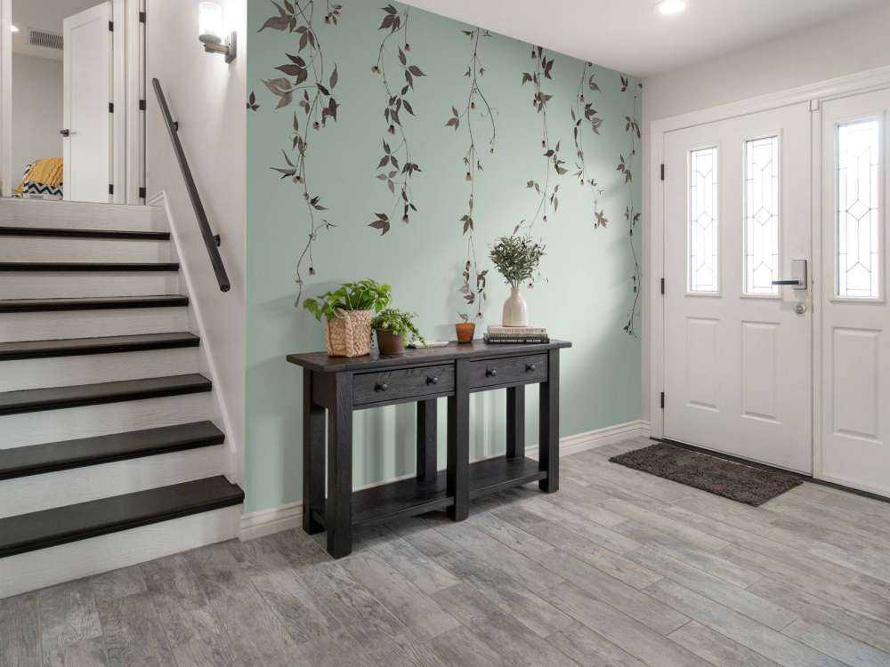 Klematiskvister på grågrønn