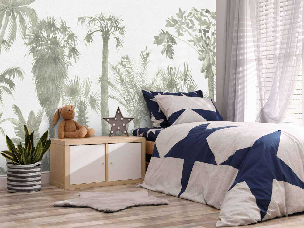 Jungle-tema i grønt